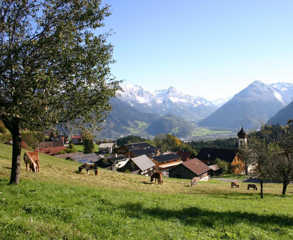 Hotel Gasthaus Schaefle Bürserberg Exteriör bild